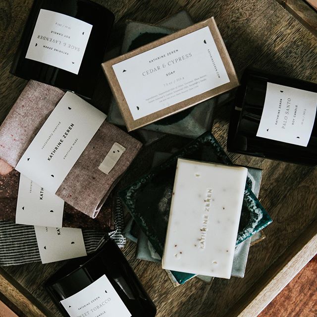Original Kathrine Zeren boxed accessories and apothecary display